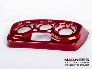 Alfa Romeo 4C Climate Control Cover - Carbon Fiber - Red Candy Alfa Romeo 4C Climate Control Cover - Carbon Fiber - Red Candy